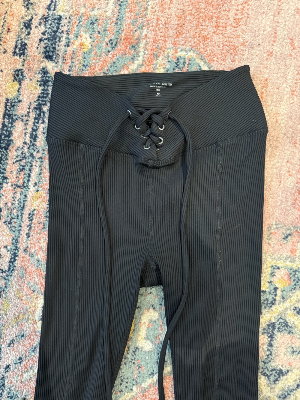 YEAR OF OURS Stretch Football Legging in Black size M - Picture 2 of 6